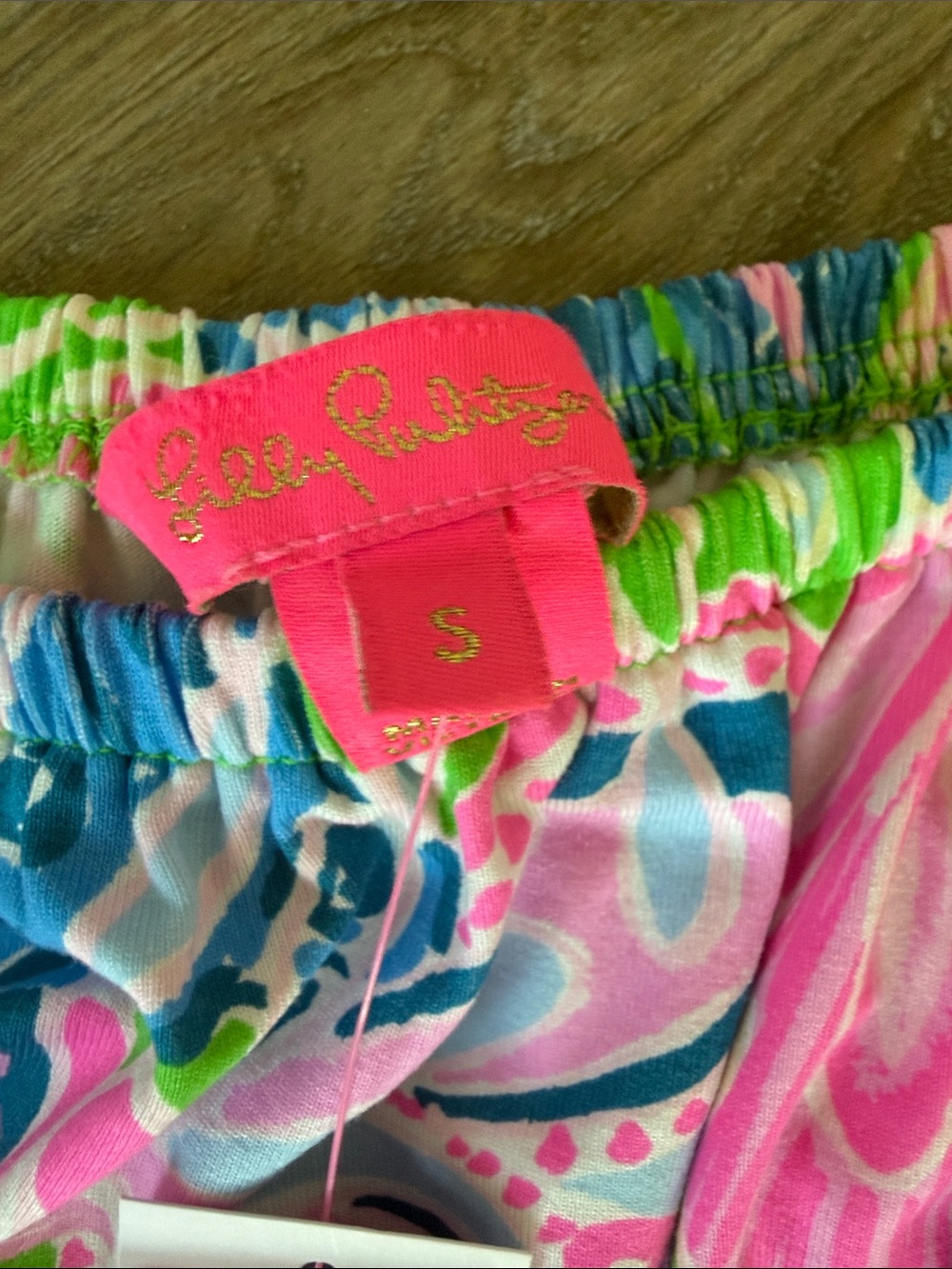 Lilly Pulitzer Strapless Floral Dress in Pink, Blue & Green - Picture 2 of 5